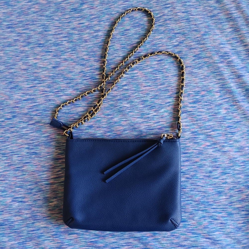 🌟3/$15 Navy Blue Chain Crossbody Bag